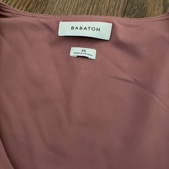 Aritzia Babaton scoopneck contour long sleeve - Picture 2 of 3